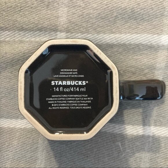 STARBUCKS Metallic Charcoal Grey Mug Functional Collectible Large Capacity - Picture 4 of 4